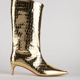 STIVALI JACE IN COCCO DORATO