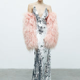 KITTY JACKET IN CHAMPAGNE BLUSH