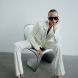 PANTALON TAI EN BLANC MARTINI