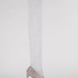 STIVALI ILKYAZ IN PIZZO BIANCO