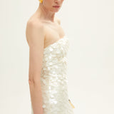 PHOENIX SENZA SPALLINE IN ANÉMONES BLANCHES