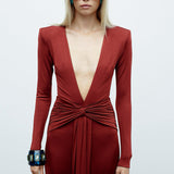 AZURE MAXI IN TERRA ROSSO