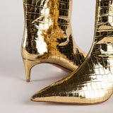 STIVALI JACE IN COCCO DORATO