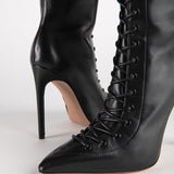 STIVALI ILKYAZ IN NAPPA NERA