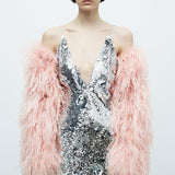 KITTY JACKET IN CHAMPAGNE BLUSH