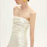 PHOENIX SENZA SPALLINE IN ANÉMONES BLANCHES