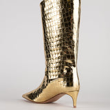 STIVALI JACE IN COCCO DORATO
