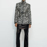 MAYA JACKET IN ZEBRA JASPER