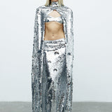 LEIA CAPE IN BEVERLY SPRITZ