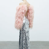 KITTY JACKET IN CHAMPAGNE BLUSH