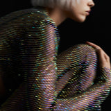 LÉA TOP EN SERPENT DE NUIT