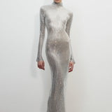 CATROUX DRESS IN ELMAS