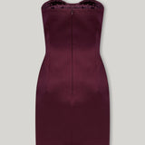 NOÉLIE STRAPLESS MINI IN BLOOD MOON