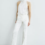 NADIA TOP IN PEARL OYSTER