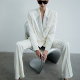 PANTALON TAI EN BLANC MARTINI