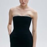 NOÉLIE SANS BRETELLES EN IMPÉRIAL NOIR