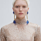 ROBE PEPLUM CATROUX EN NUDISTE