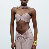 SAMSARA TOP IN DEEP TAUPE