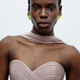 SAMSARA TOP IN DEEP TAUPE