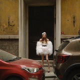 ABITO KITTY IN MUSTANG BIANCO