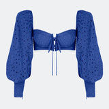 TINA SKIRT IN BLUE VALENTINE