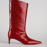 JACE BOOTS IN RED CROCO