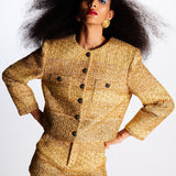 LOULOU JACKET IN L'ÉPI D'OR