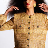 LOULOU JACKET IN L'ÉPI D'OR