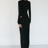 ZOYA DRESS IN DARK SIDE