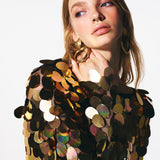 ISLA TOP IN SERPENT DORÉ