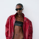 CHERRYX JACKET IN TESTAROSSA