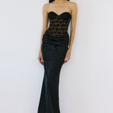 PAMELA MAXI IN OBSIDIENNE