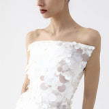 FUJI MAXI DRESS IN MOTHER OF PEARL