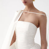 BRITT CAPE IN PEARL DROP