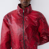 CHERRYX JACKET IN TESTAROSSA