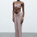 HAUT SAMSARA EN TAUPE FONCÉ
