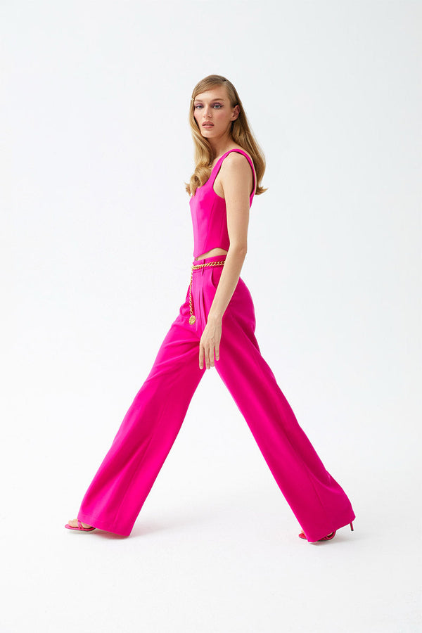 Mia Pants in Hot Pink