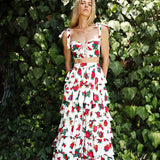 PALOMA TOP IN PASSIFLORA RUBY GLOW