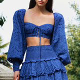 TINA SKIRT IN BLUE VALENTINE